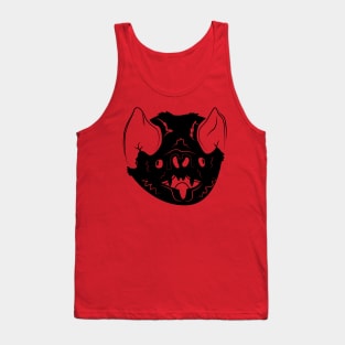 Bat, Adorable Nightmare Puppy of the Sky - Halloween Nature Design Tank Top